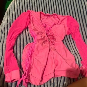 Hot pink outfit